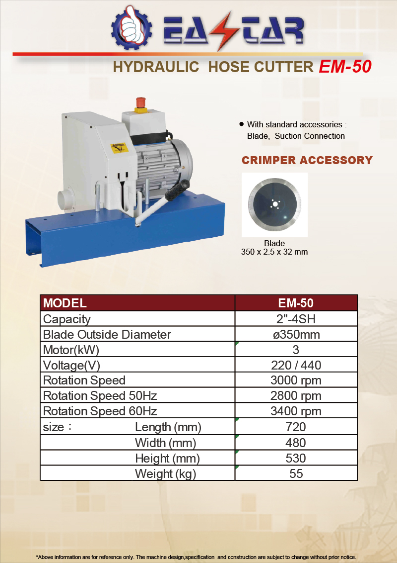 METAL CUTTING MACHINE TOOLS >SPECIAL PURPOSE M/C> 1-Hydraulic Hose ...