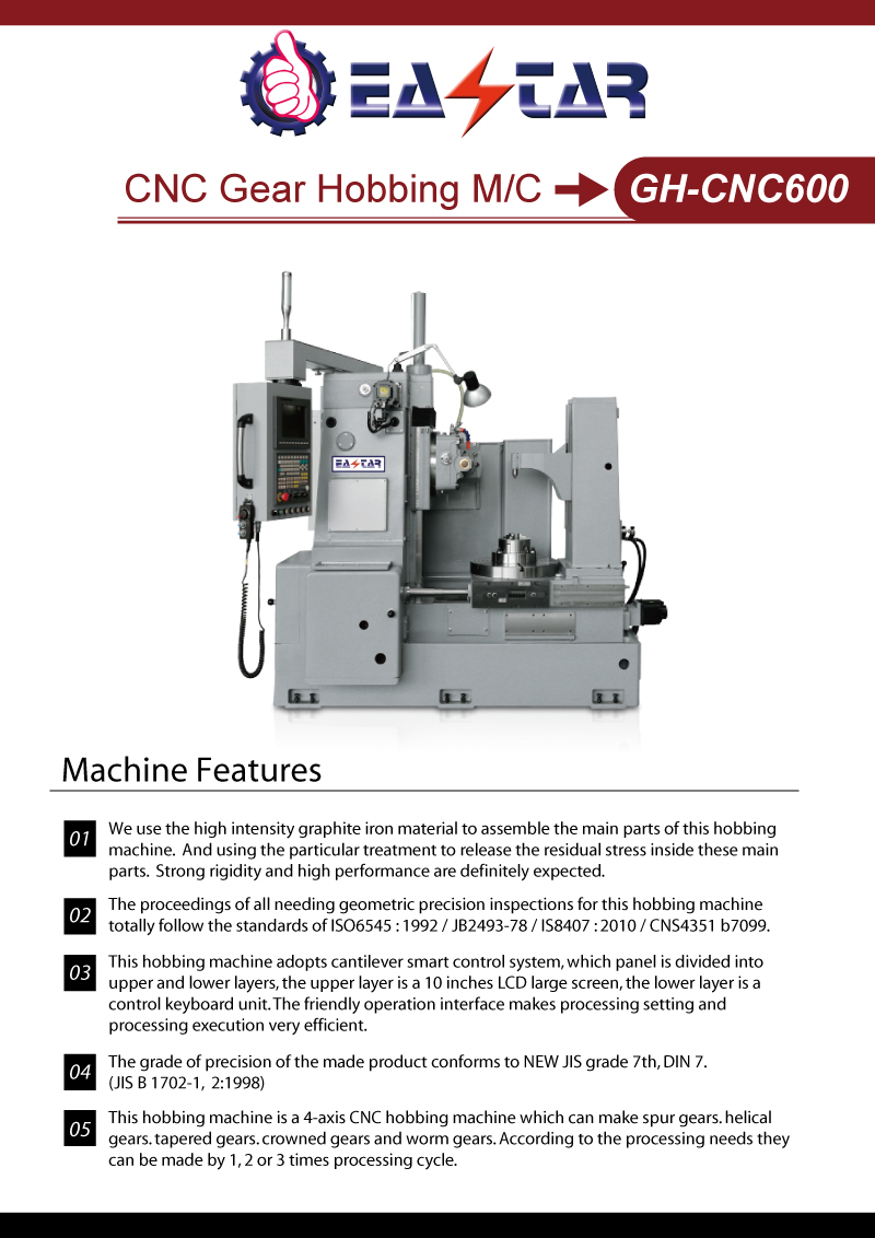 METAL CUTTING MACHINE TOOLS >GEAR HOBBING/WORM HOBBING/MILLING> 2CNC