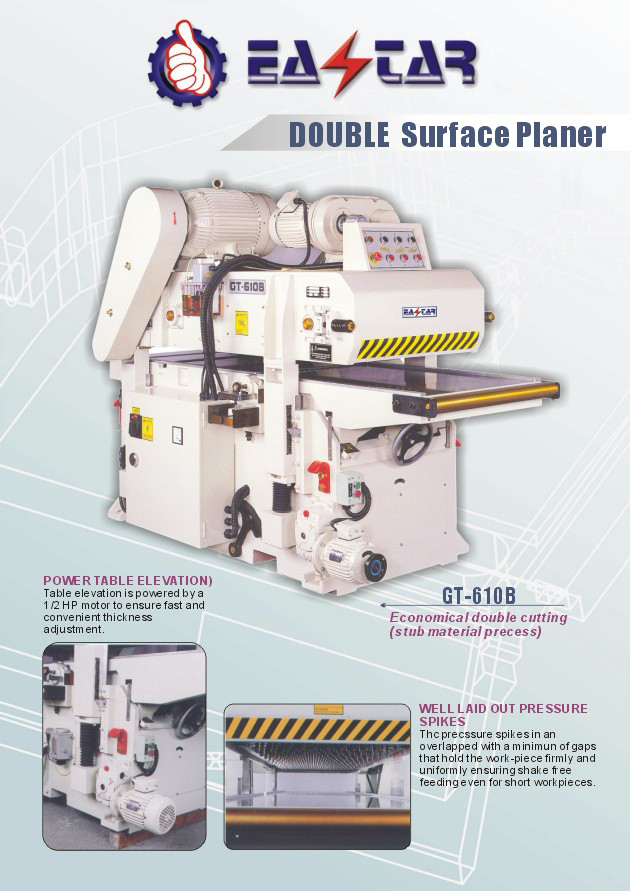 WOOD WORKING MACHINERY>JOINTERS / PLANER> 3-Double Surface Auto Planer ...